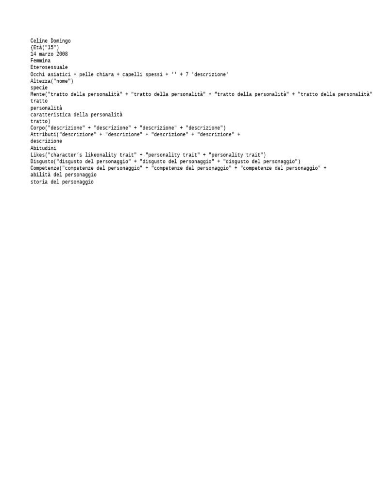 Modello C.ai | PDF