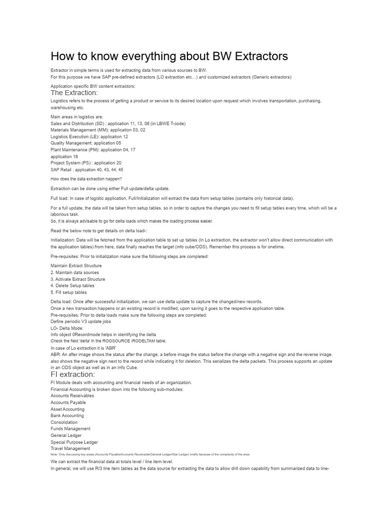BW Todos Los Tipos de Extractores | PDF | Customer Relationship ...