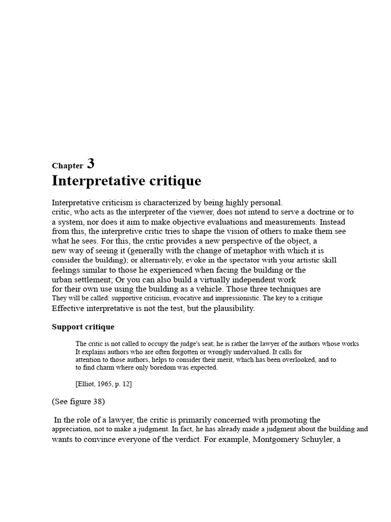 Interpretative Criticism Techniques | PDF | Image | Design
