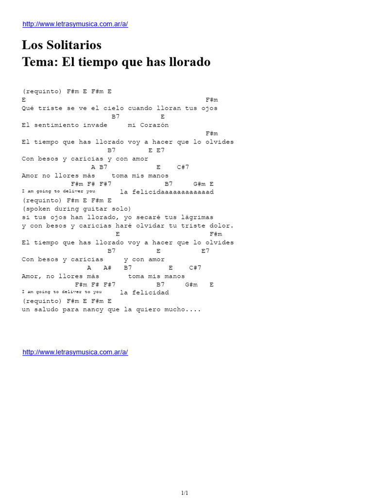 Letras de 