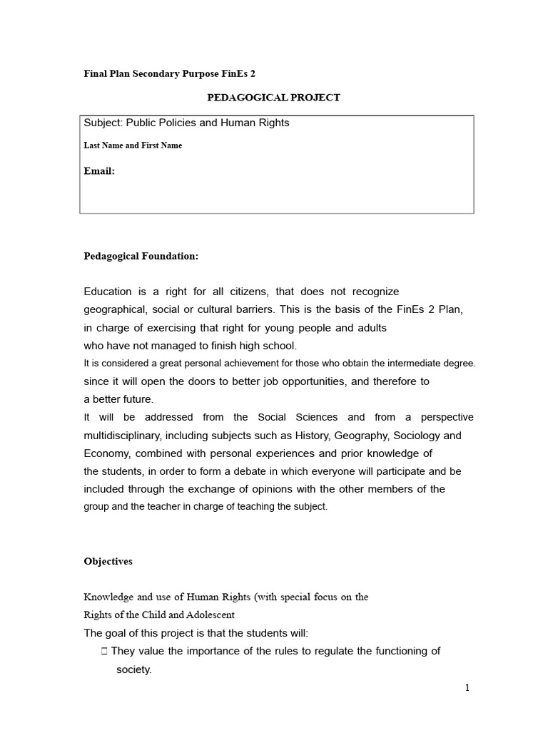 Human Rights Education Plan Overview | PDF | Pedagogy | Learning