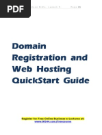 Download Domain Registration and Web Hosting QuickStart Guide by Aweriale Eromosele by kutuma01 SN89264846 doc pdf