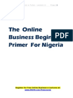 Start Online Business in Nigeria Ebook Website by Aweriale Eromosele