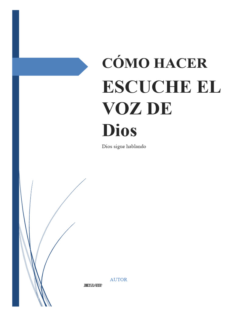 Cómo Escuchar La Voz de Dios | PDF | Oración | Dios