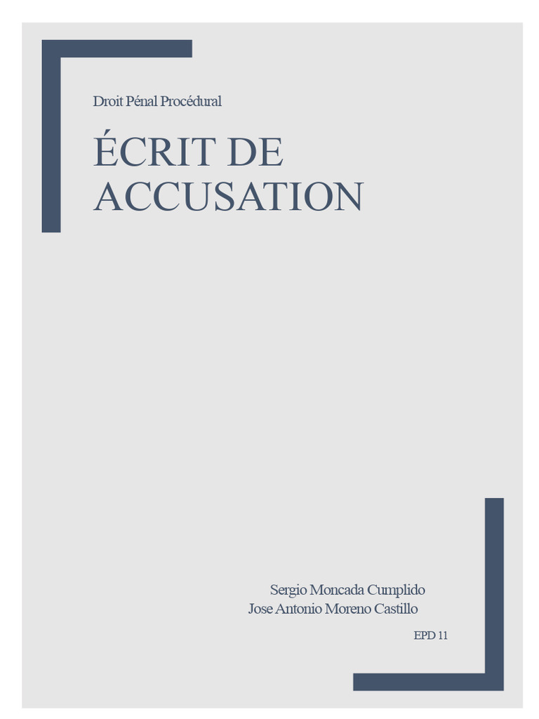 Acte d'accusation pour blessures à Séville | PDF | Crimes | Crime et ...