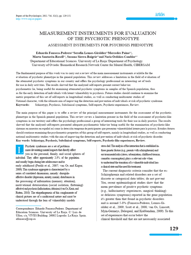 Inventory of Peter's Delirious Ideas | PDF | Psychosis | Mental Disorder