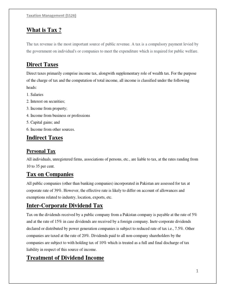 What Is Tax PDF Toyota Dividend