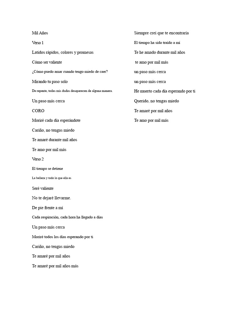 Letra de 