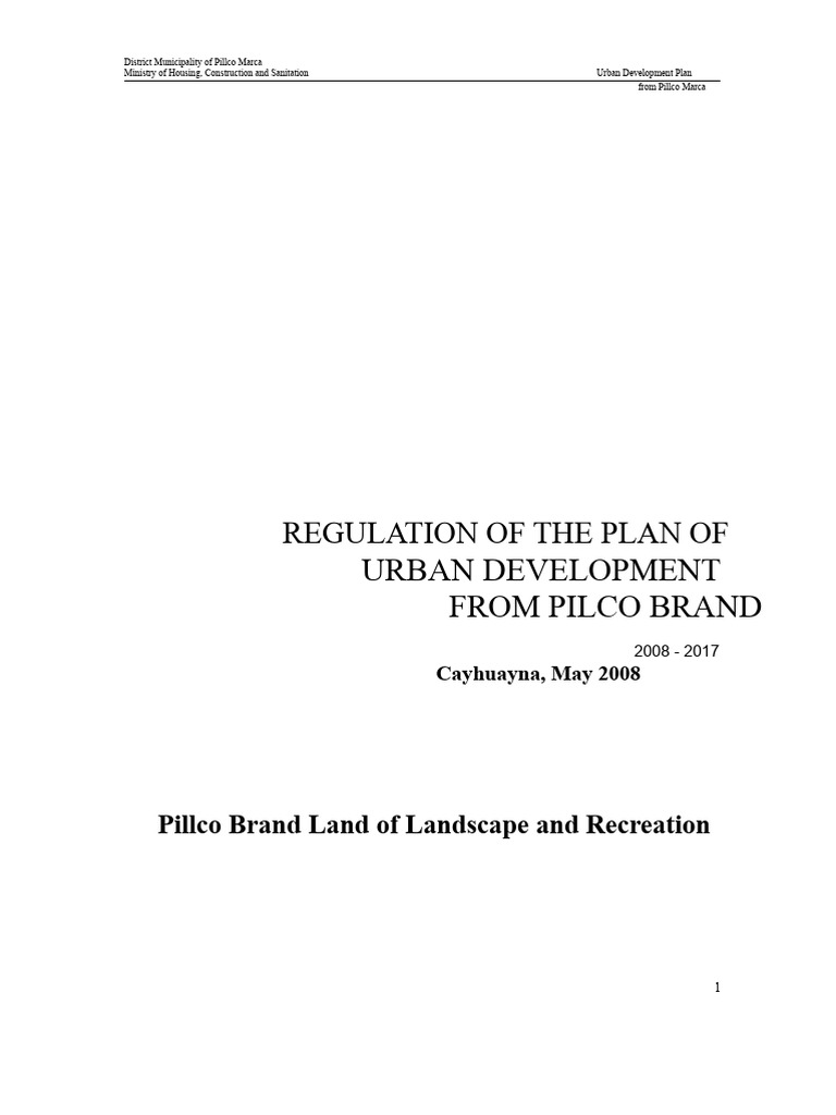 Sustainable Zoning Regulations → Term