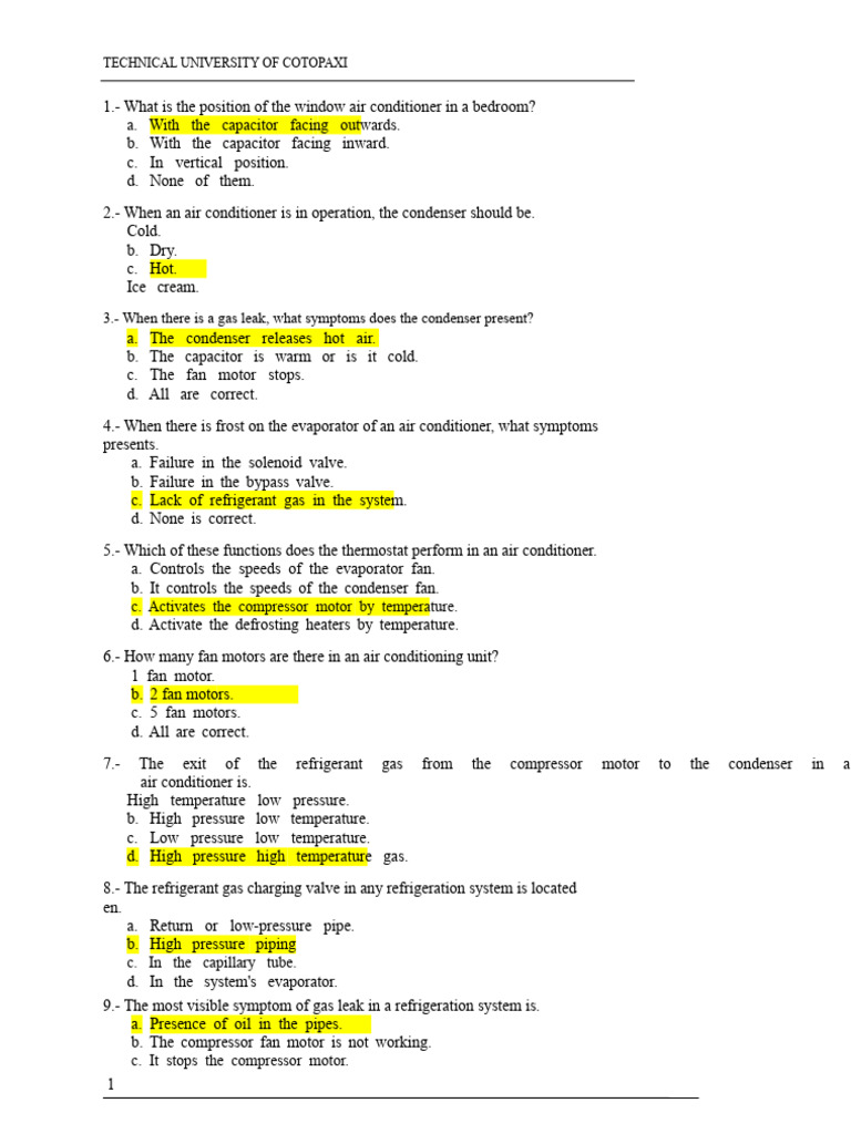 Air Conditioning System Basics and Functions | PDF | Air Conditioning ...