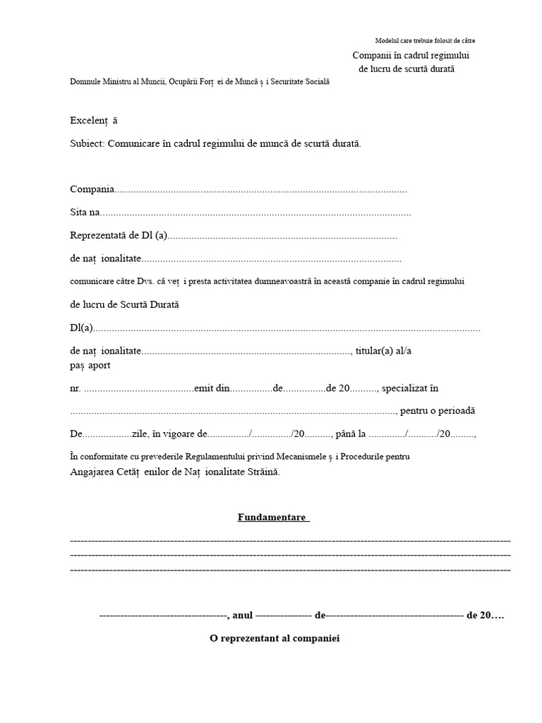 Model de Scurtă Durată | PDF