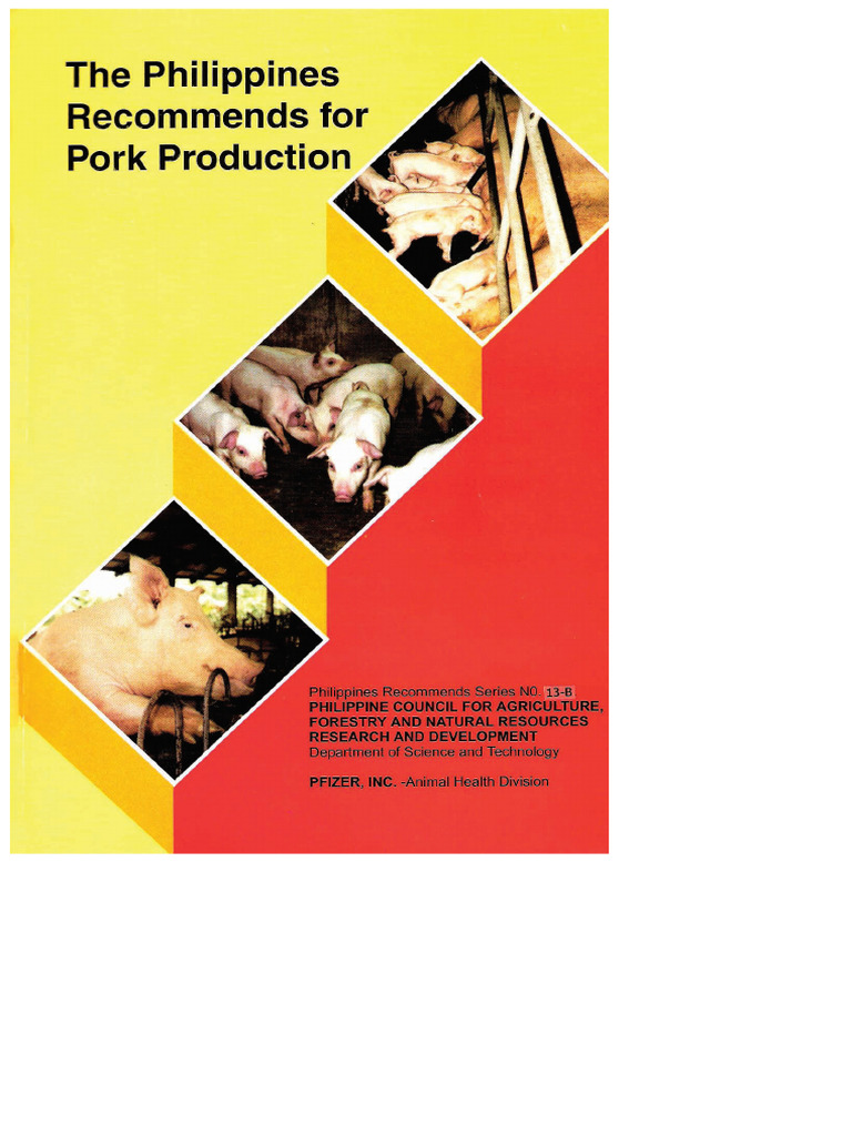 PCARRD Overview: Philippine Pork Production | PDF | Pig | Pork