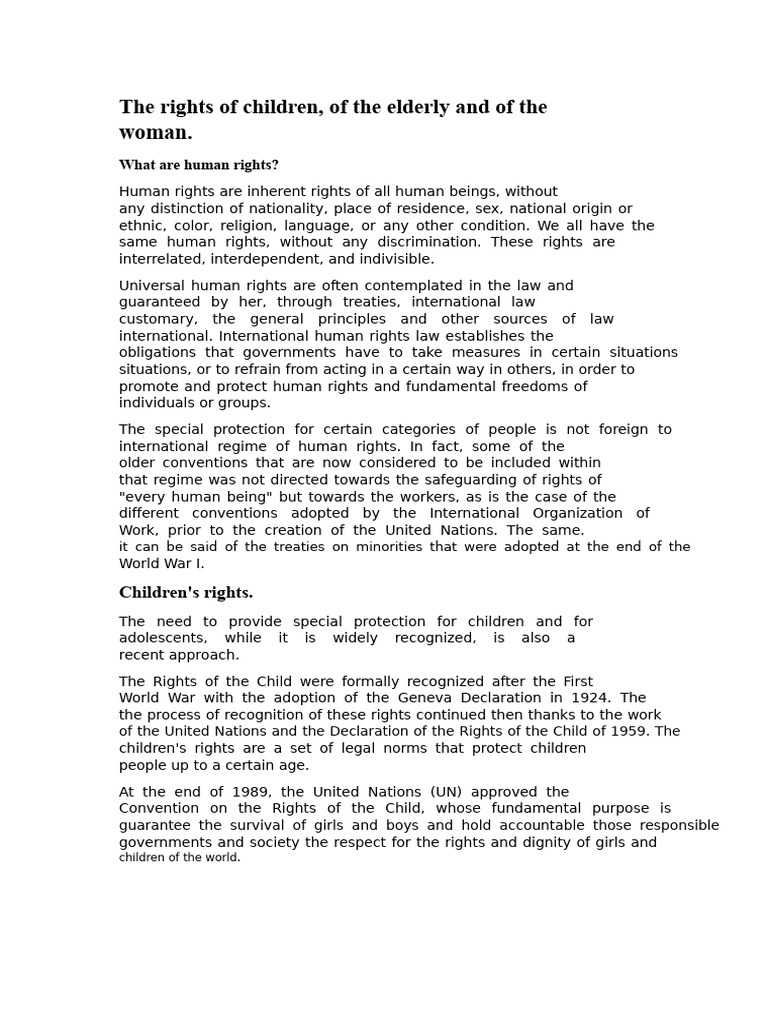 Understanding Children's Human Rights | PDF | Gender Studies ...