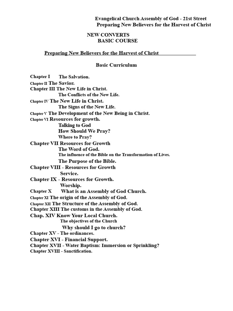 New Believers' Guide to Salvation | PDF | Baptism | Eucharist