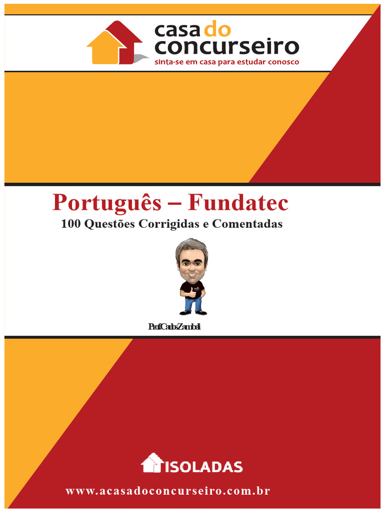 100 Questões de Português para Concursos | PDF | Pronome | Facebook