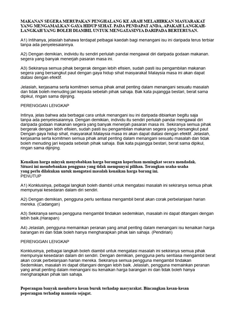 Contoh Penutup | PDF