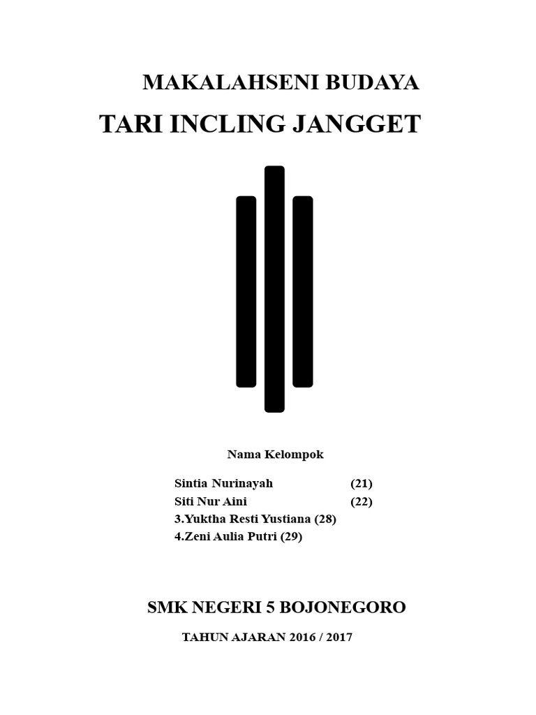 Sejarah dan Makna Tari Incling Jangget | PDF