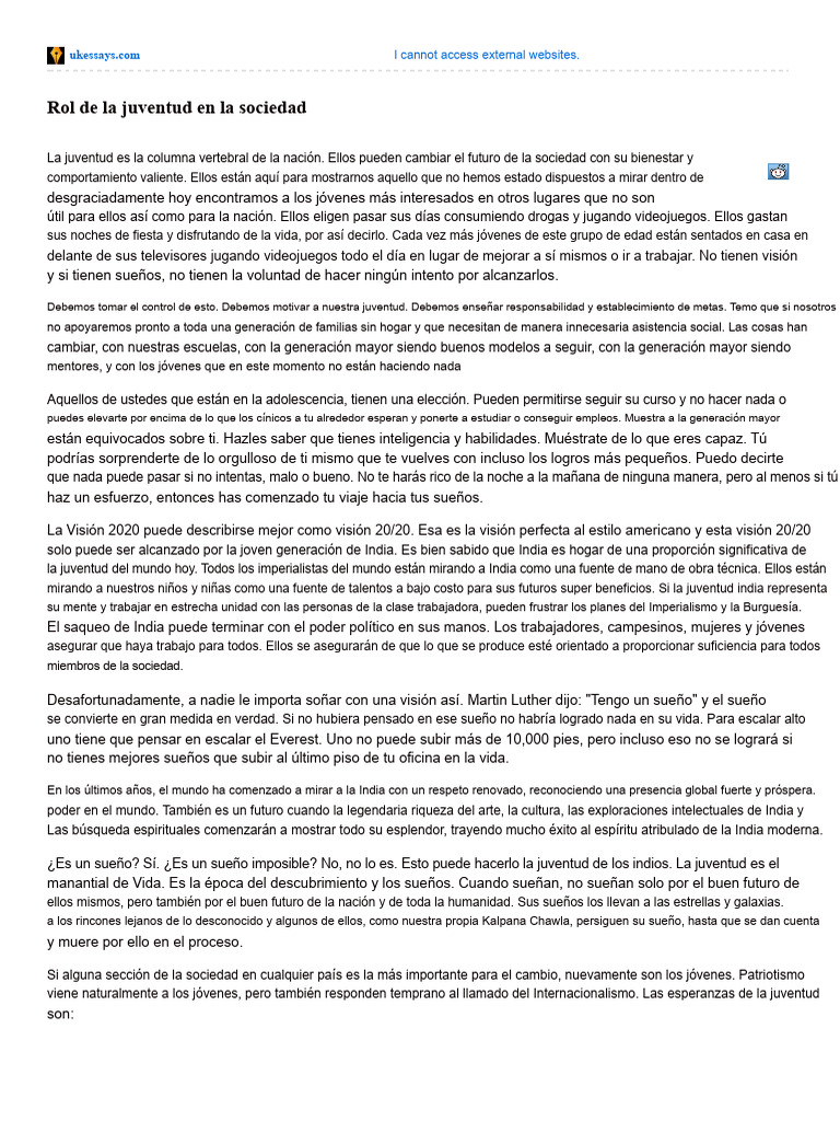 El impacto de la juventud en la sociedad | PDF | Cambio climático ...