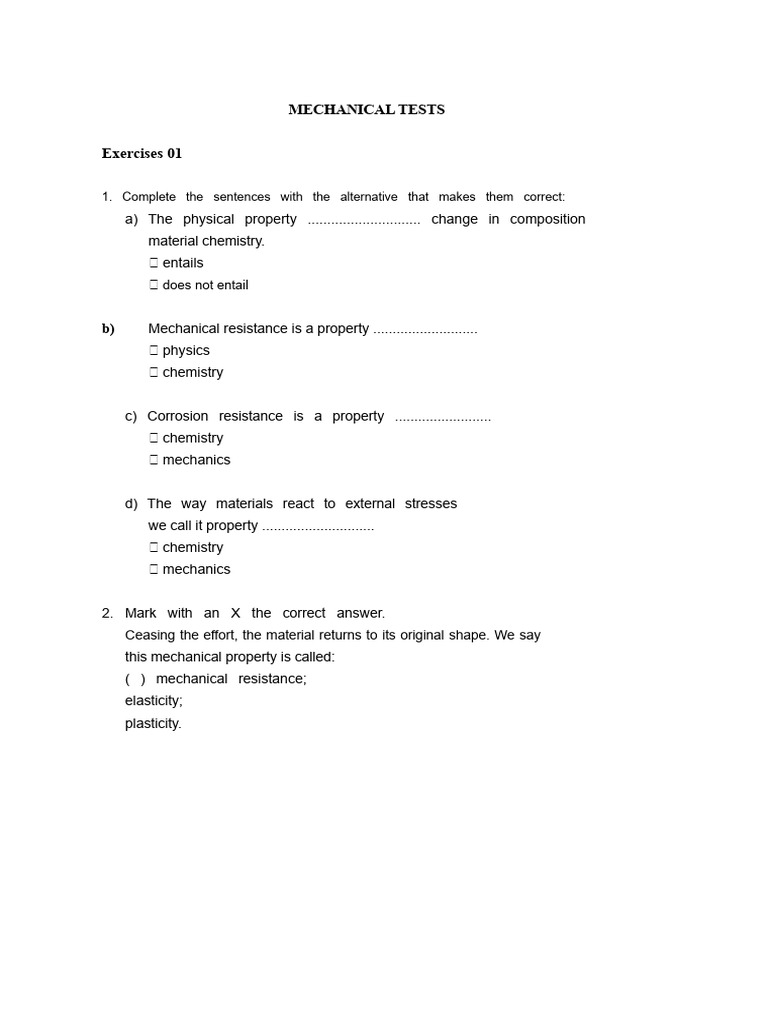 Types of Mechanical Testing Explained | PDF | Deformation (Engineering ...