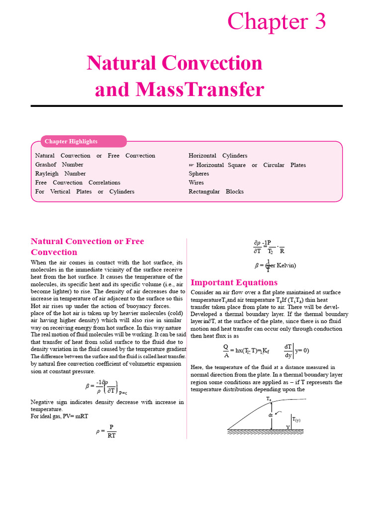 Natural Convection Fundamentals | PDF | Heat Transfer | Convection