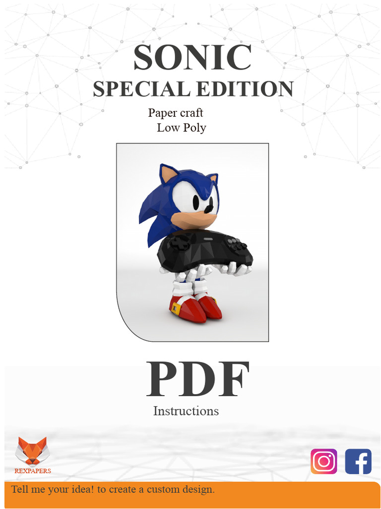 Sonic Special Edition - Instructions (1) .PDF Version 1 | PDF | Printing
