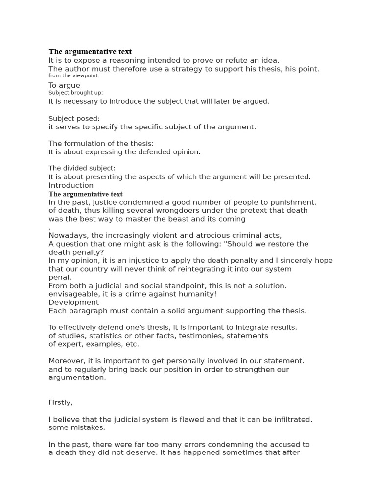 Arguments Against the Death Penalty | PDF | Capital Punishment ...