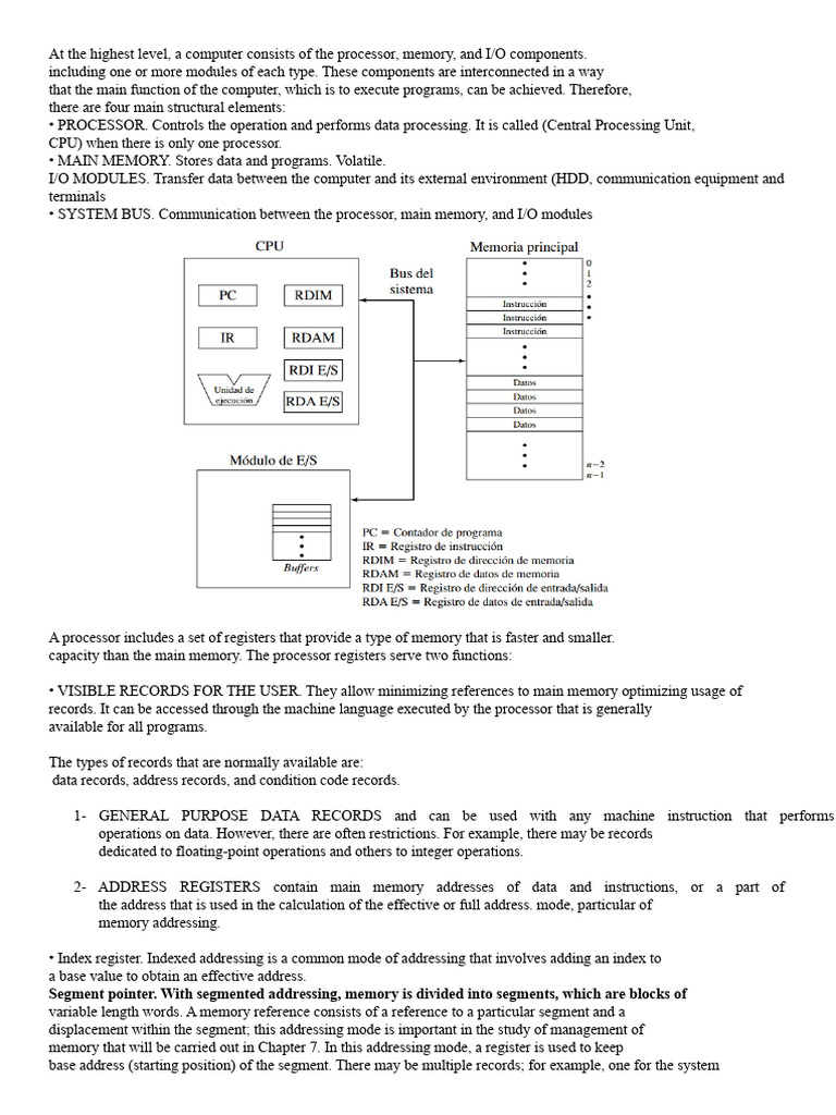 Overview of CPU and Memory Architecture | PDF | Central Processing Unit ...