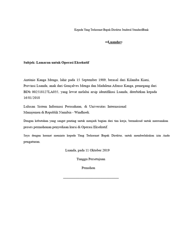 Surat Standardbank | PDF