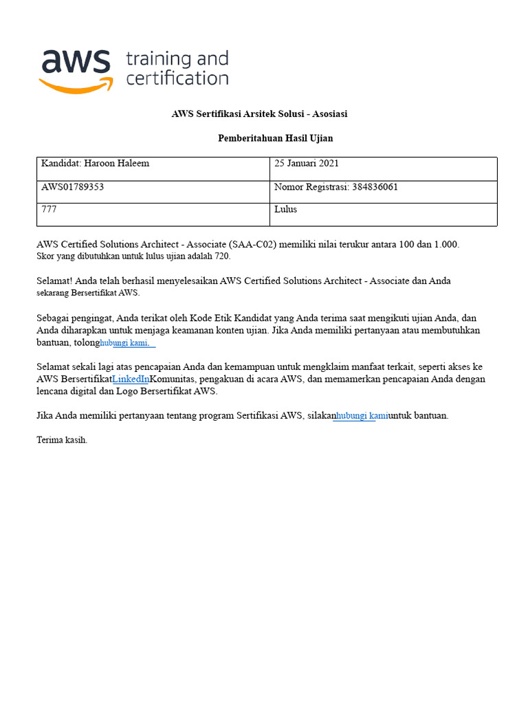 AWS Certified Solutions Architect - Associate | PDF