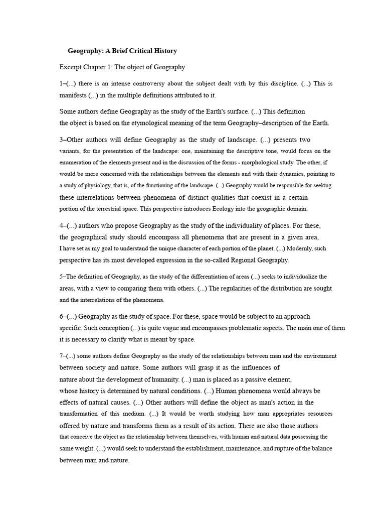 Understanding Geography's Critical History | PDF | Geography | Geopolitics