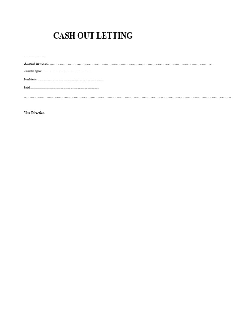 Hl-Model of Cash Withdrawal Slip | PDF