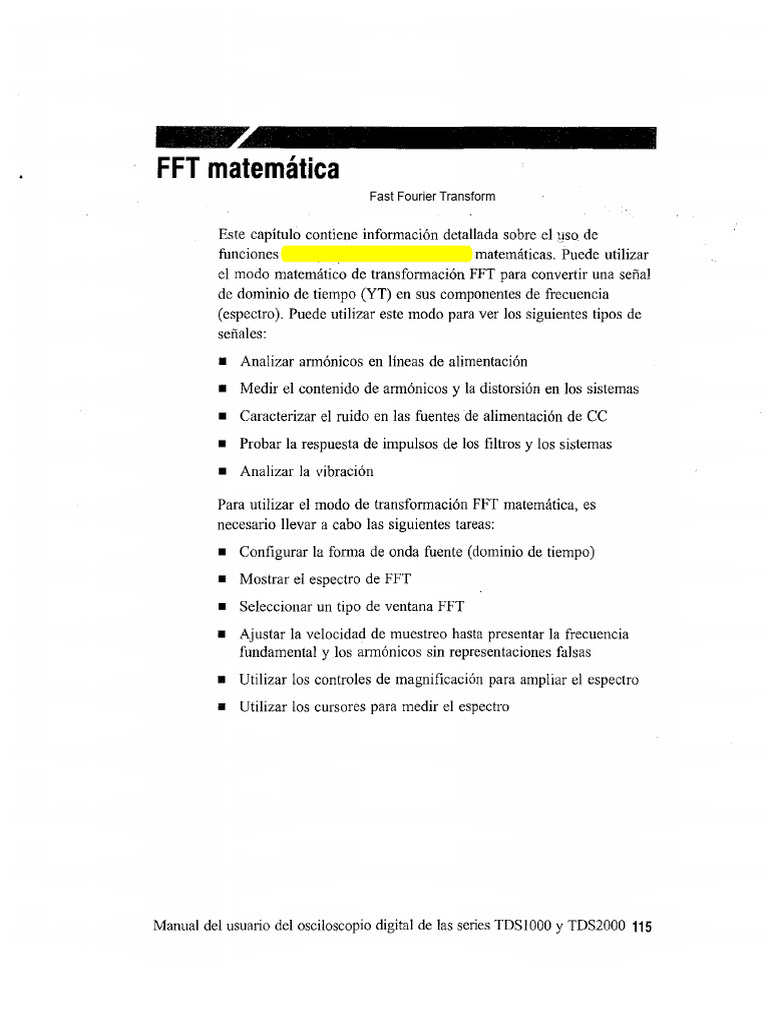FFT Oscilloscope | PDF