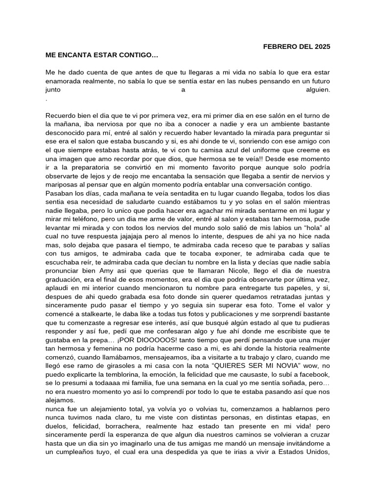 Promesas de amor a distancia | PDF