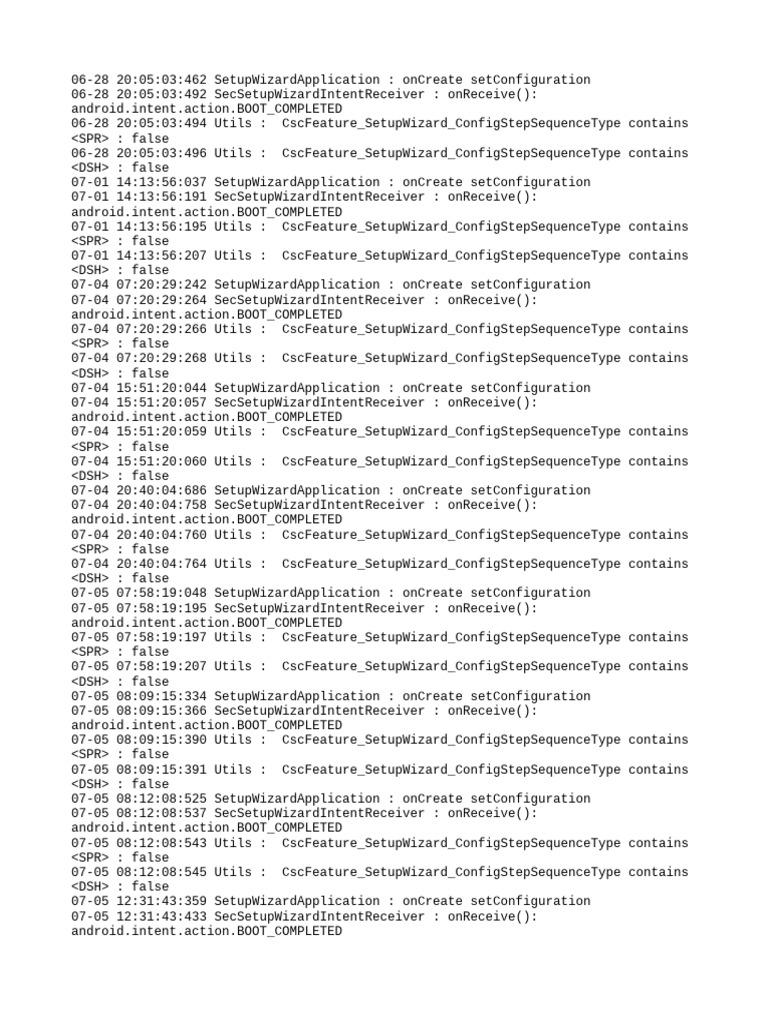 Setup Wizard Application Logs Analysis | PDF