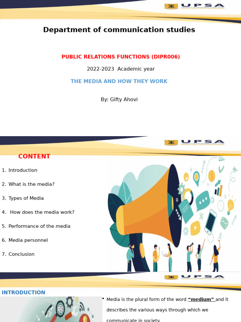 PR Functions Week 4 | PDF | Mass Media | News