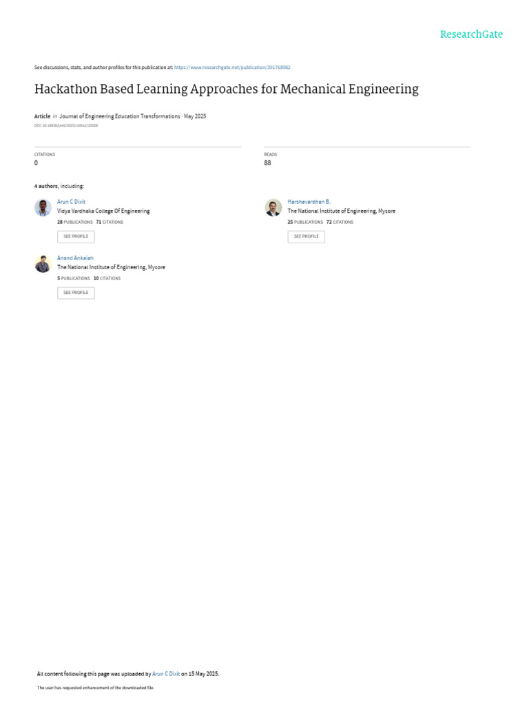 Mechanical Engineering Hackathon Insights | PDF | Principal Component ...