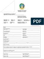 Angola Visa Application Form