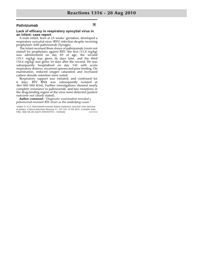 Reactions 1316 - 28 Aug 2010 | PDF