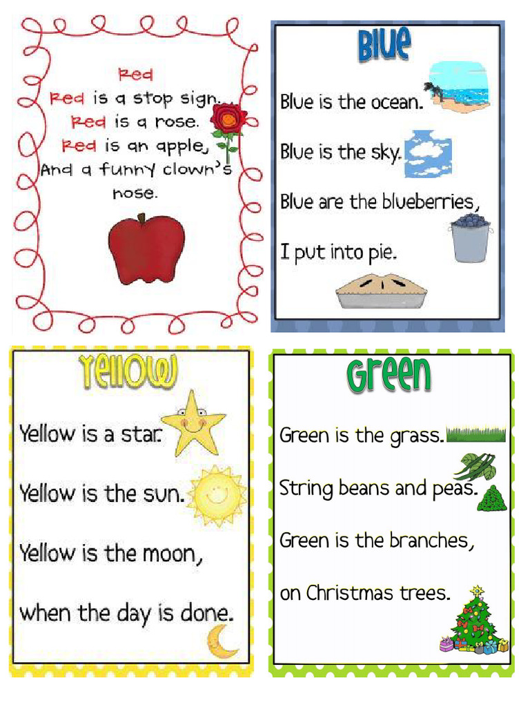 Colour Poetry | PDF