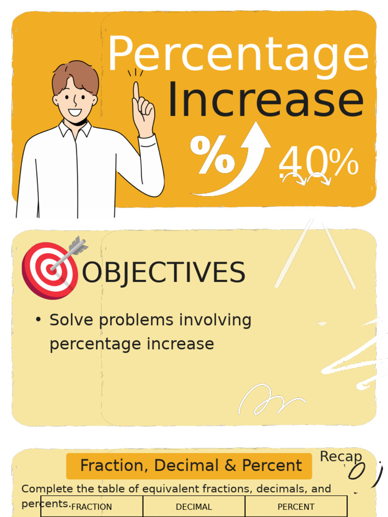 8 Percentage Increase | PDF | Percentage | Division (Mathematics)