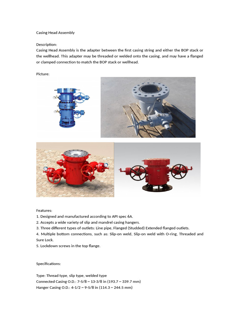 Casing Head | PDF