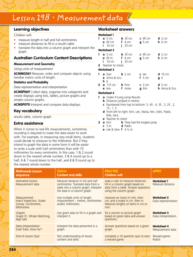 Year 9 Measurement Worksheets | PDF | Length | Measurement