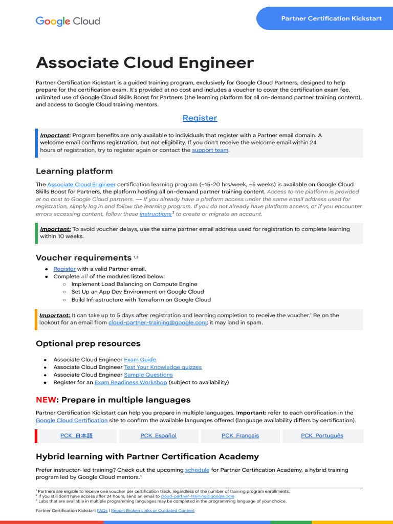 Partner Certification Kickstart Overview | PDF | Cloud Computing ...