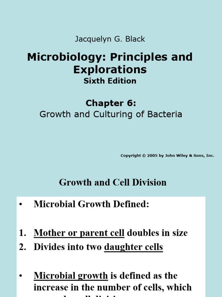 Bacterial Growth and Culturing Methods | PDF | Growth Medium | Bacteria