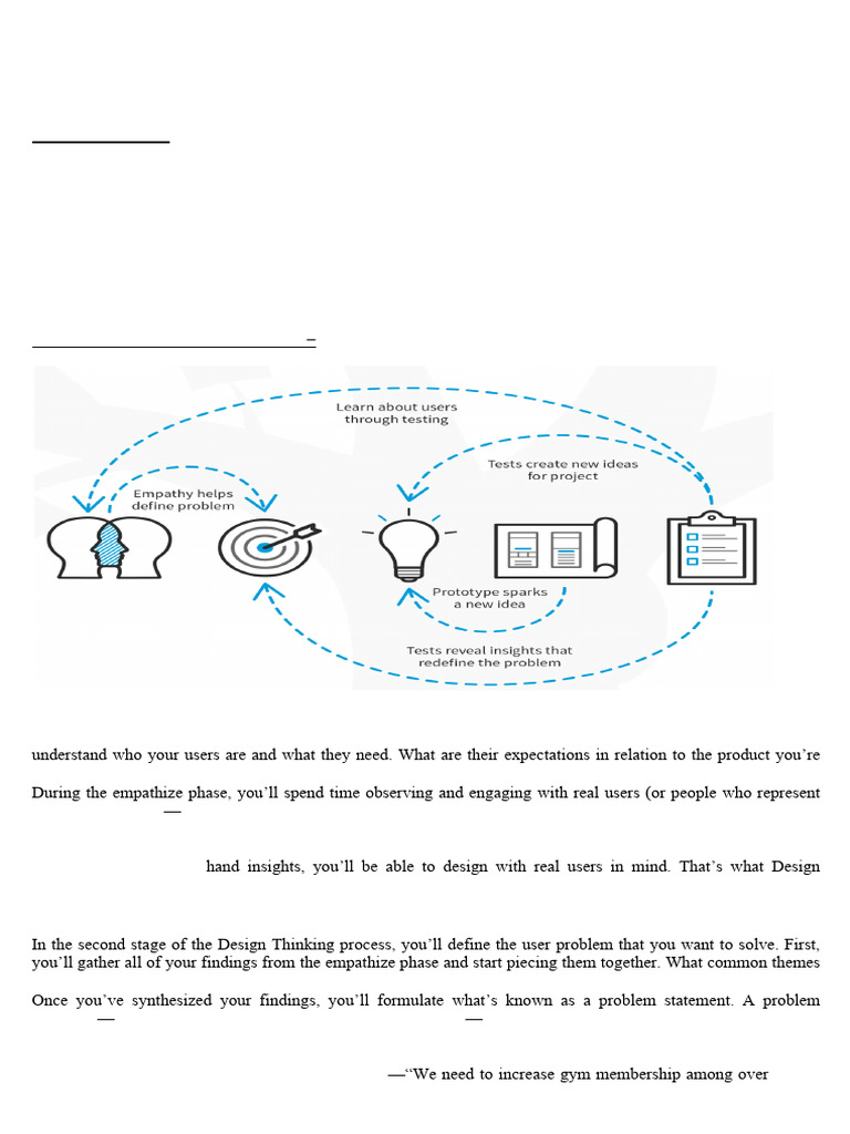 Design Thinking Process Explained | PDF | Design Thinking | Creativity