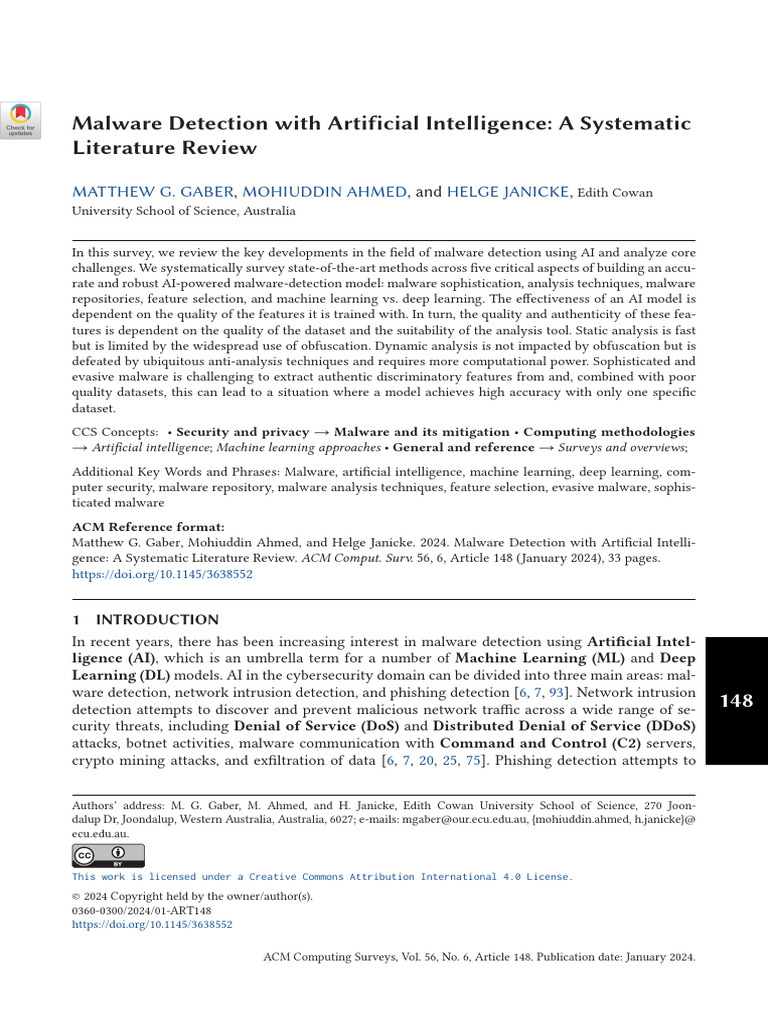 Malware Detection With AI | PDF | Malware | Artificial Intelligence