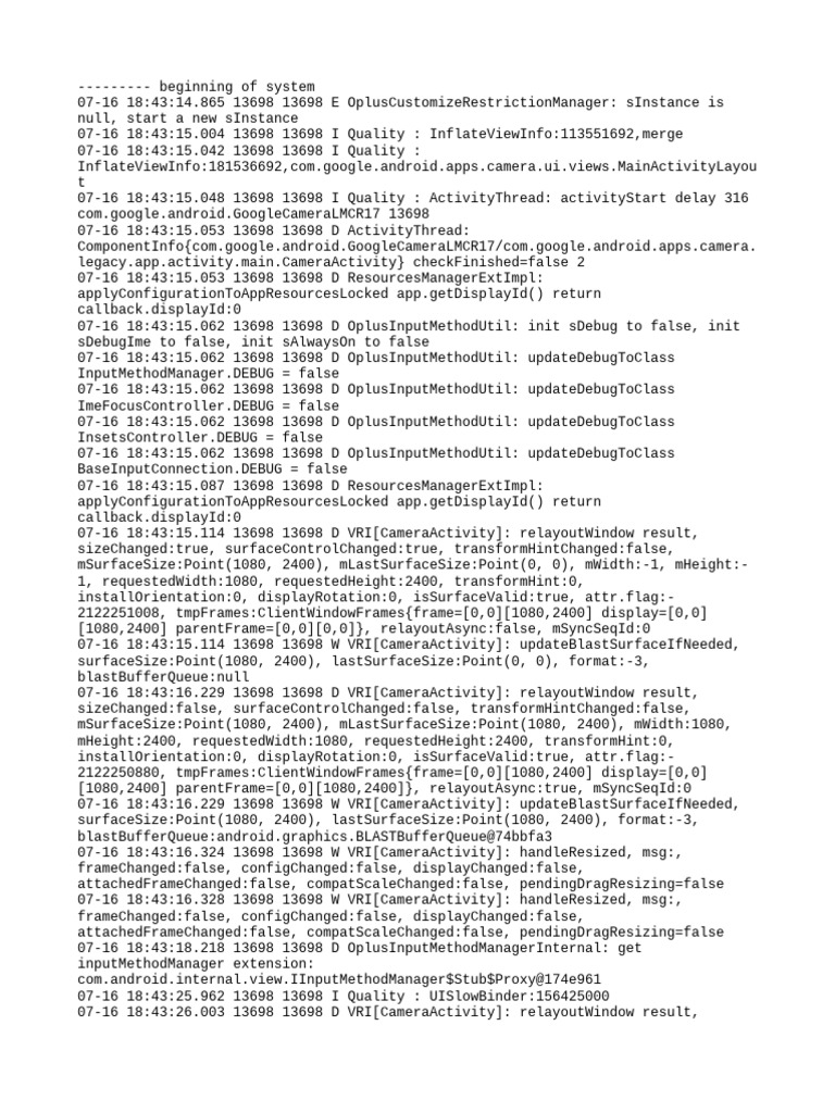 Log Cat 1752671628320 | PDF | Software Engineering | Computer Programming