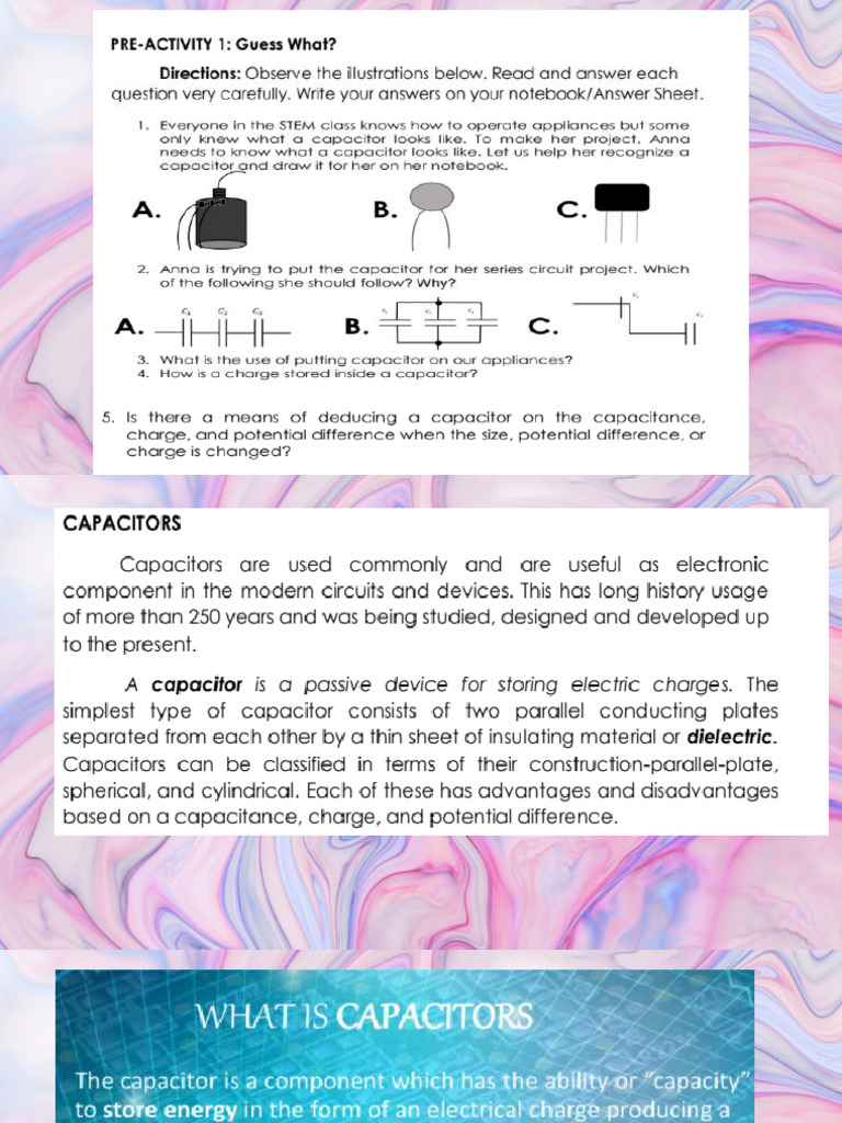 Q3 L3 Capacitor Finale W3 | PDF