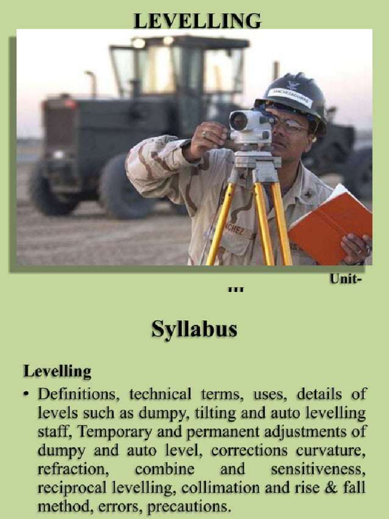 Levelling | PDF