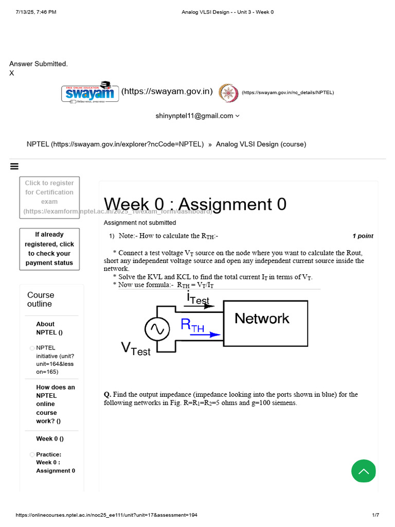 Output Impedance in Analog VLSI Design | PDF | Electrical Impedance ...